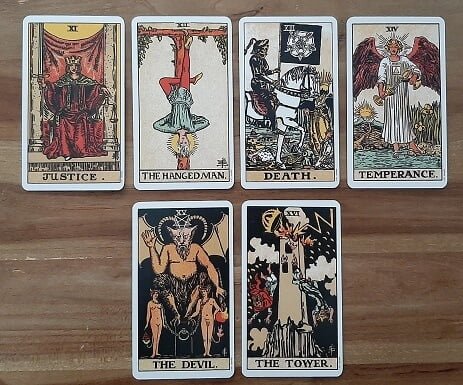 Tarot cards - the throat chakra