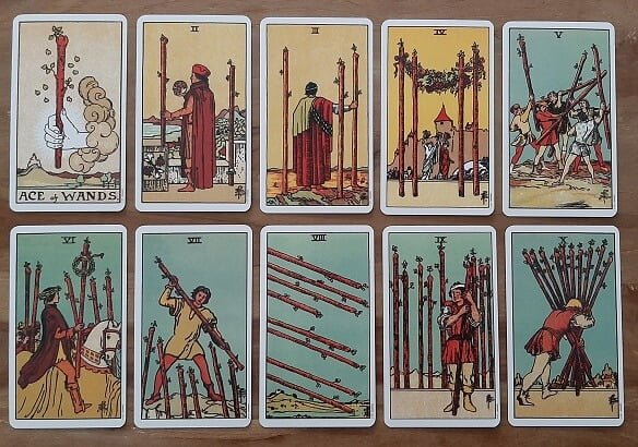 The suit of wands - the sacral chakra