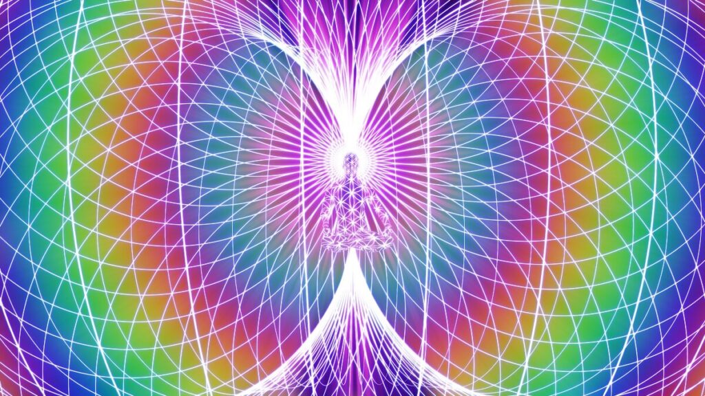 Kundalini energy rising